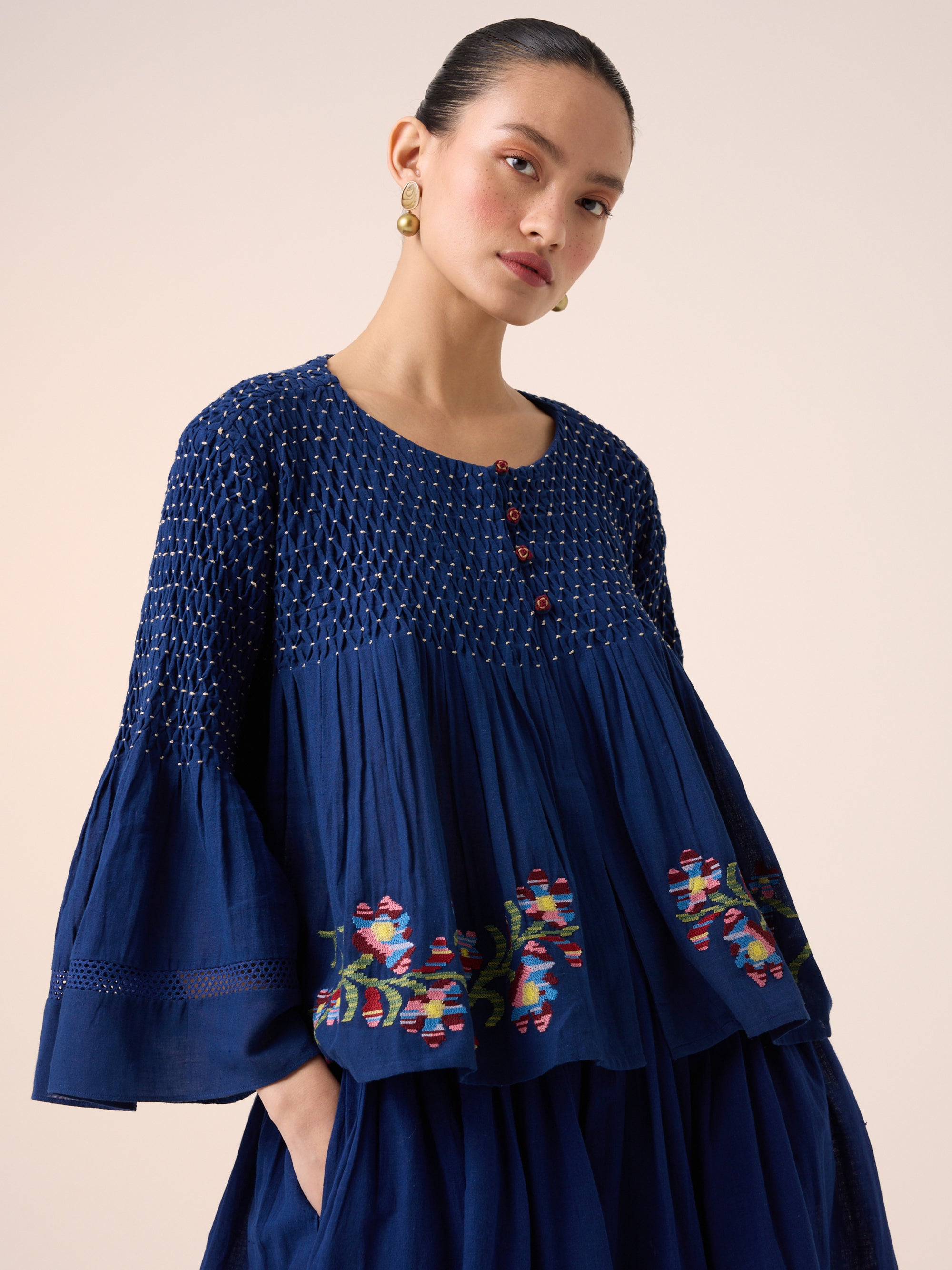 louyページ Louie Top - Blue – Cord Studio