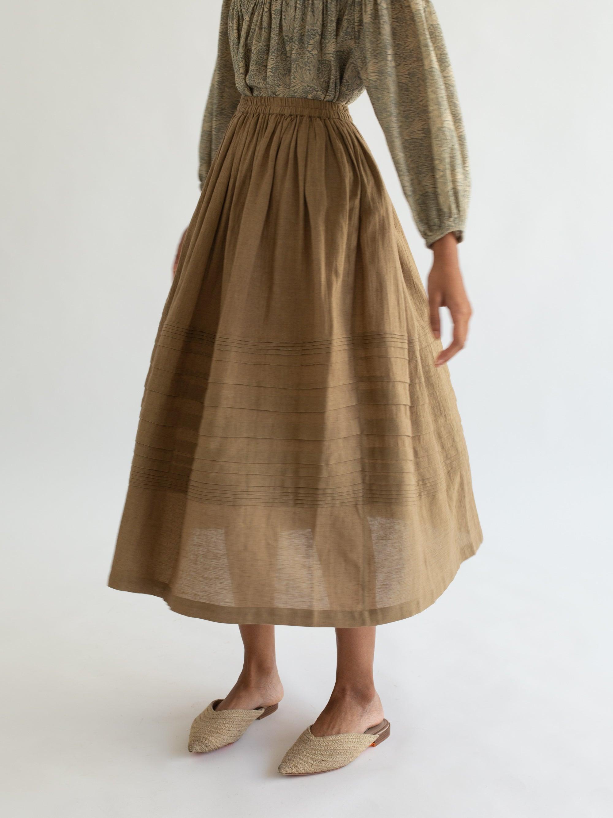 Pintuck Skirt | Skirts For Summer season – Cord Studio