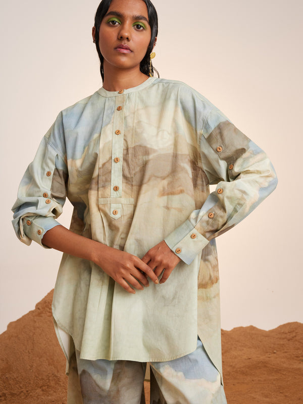 Top Stitched Tunic