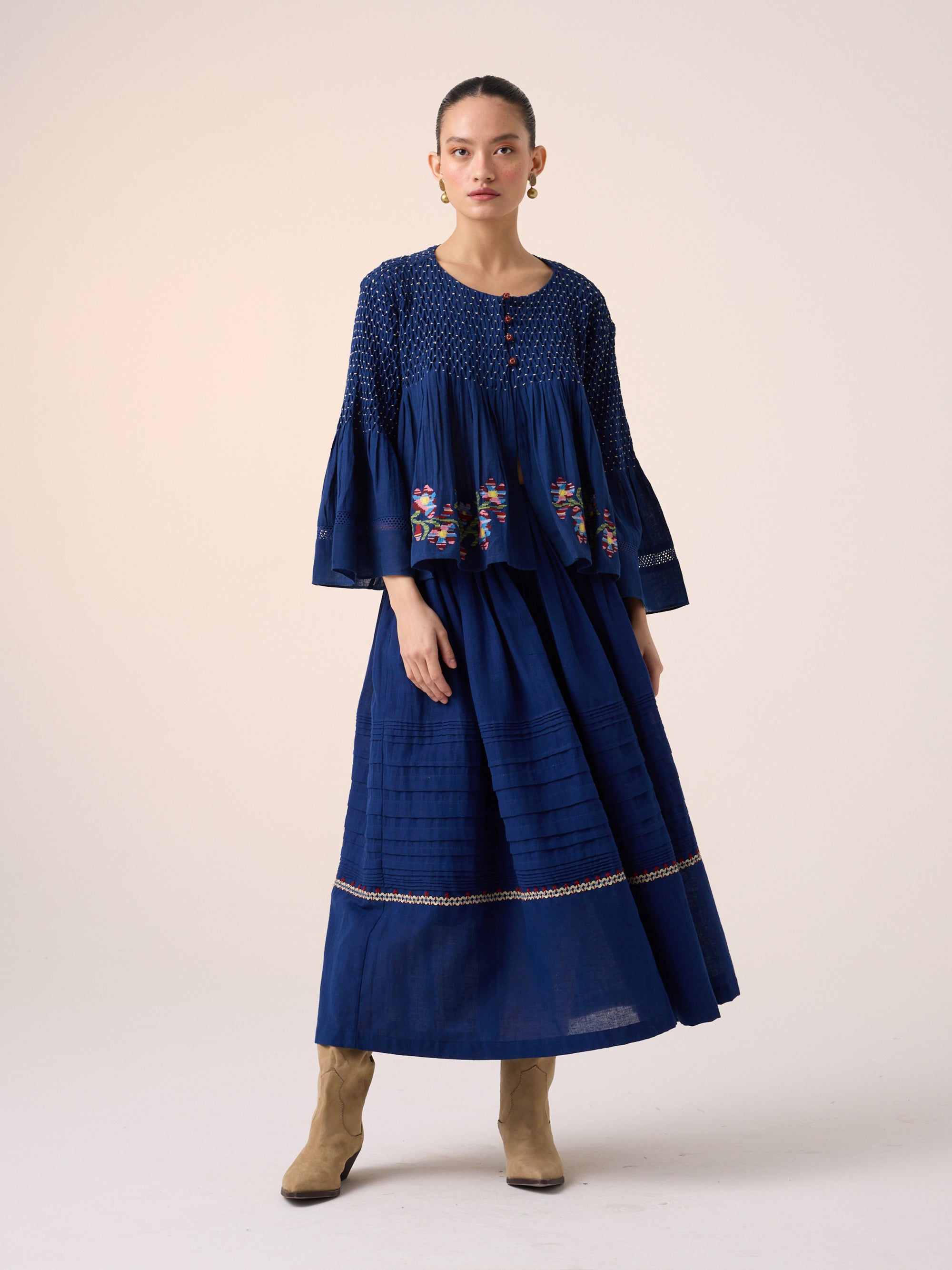 Louie Top - Blue – Cord Studio Louie Top - Blue – Cord Studio