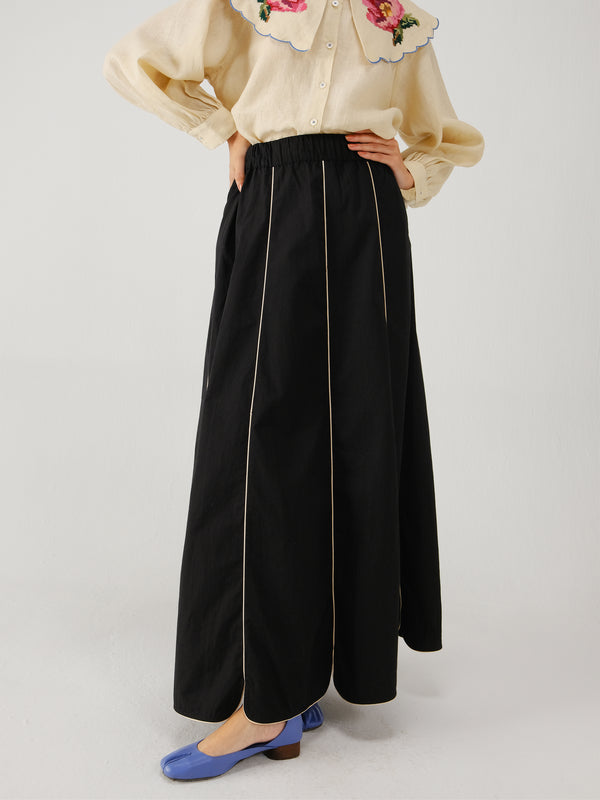 Paneled skirt