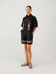 Wide leg shorts