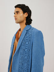 Front Smocked Blazer