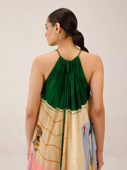 Loft Print Circle Long Dress