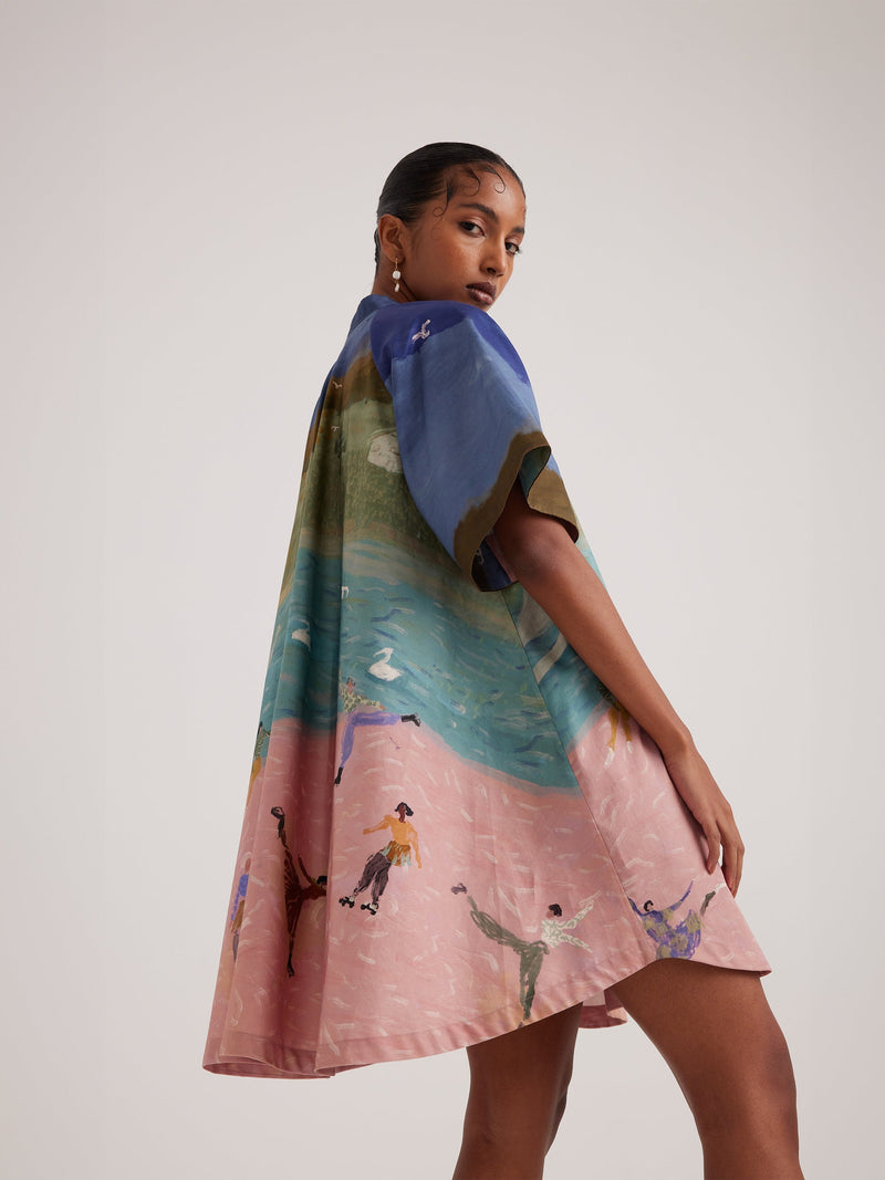 A-Line Dress | Skater Print Dress For Women | CordStudio Cord Studio A-Line Dress | Skater Print Dress For Women | CordStudio Cord Studio