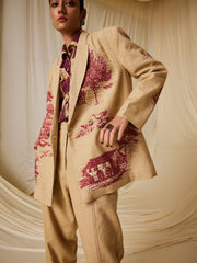 Oversized Blazer Set (Set Of 2)