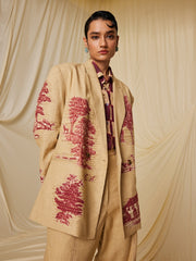 Oversized Blazer Set (Set Of 2)