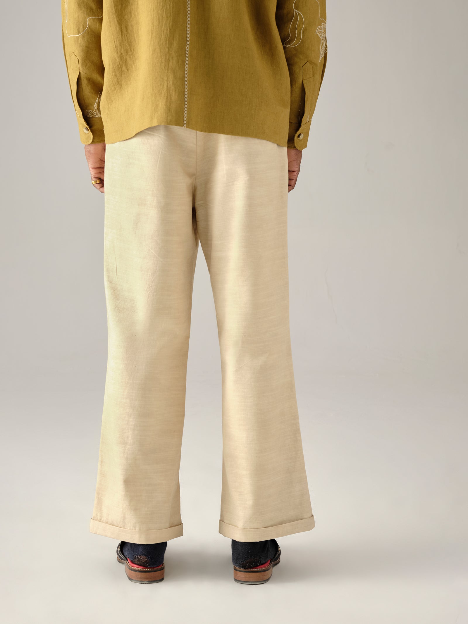 Ivory 70's Pant for Men Online – Cord Studio