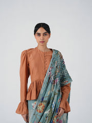 Smocked Saree