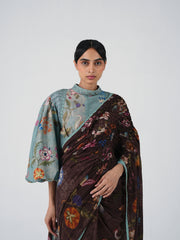 Smocked Saree