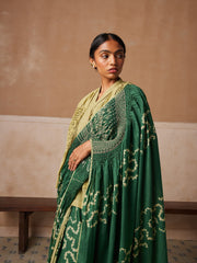 Smocked Saree