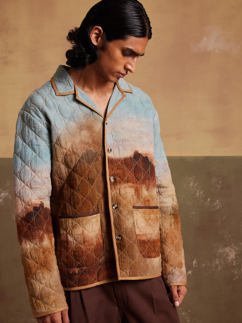 Quilted Jacket Set
