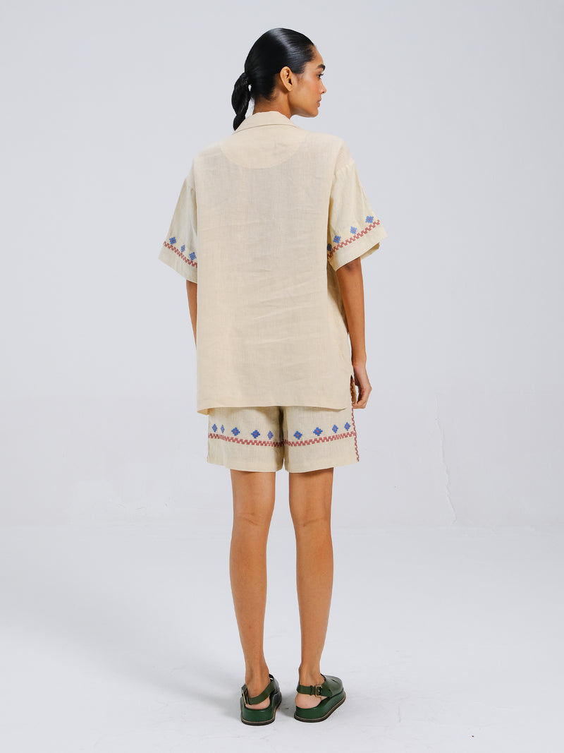 Wide leg shorts