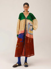 Loft Print Cotton Joana Dress
