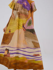 Swimmers Print Martha Dress