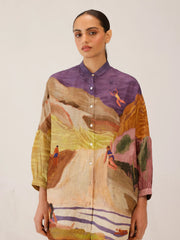 Mia Shirt | Swimmers Printed Shirt for Women