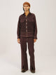 Smocked Collar Jacket