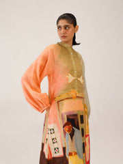 Coffee Print Goa Dress | Vintage Printed Long Dress 