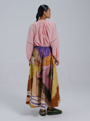Swimmers Print Circle Skirt