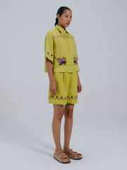 Leo Co-ord Set – Shirt & Wide Leg Shorts