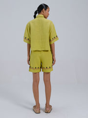Leo Co-ord Set – Shirt & Wide Leg Shorts