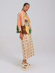 Loft Print Panel Shirt – Structured Women Printed Shirts