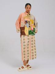 Loft Print Panel Shirt – Structured Women Printed Shirts