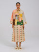 Panel Shirt Set(Panel Shirt + Wrap Skirt)