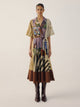 Print Blocked Dress