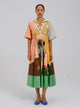 Print Blocked Dress