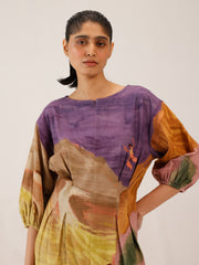 Swimmers Print Shaft Dress