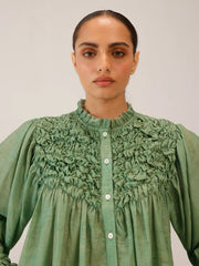Smocked Shirt