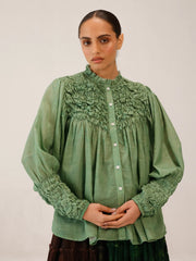 Smocked Shirt