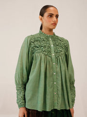 Smocked Shirt