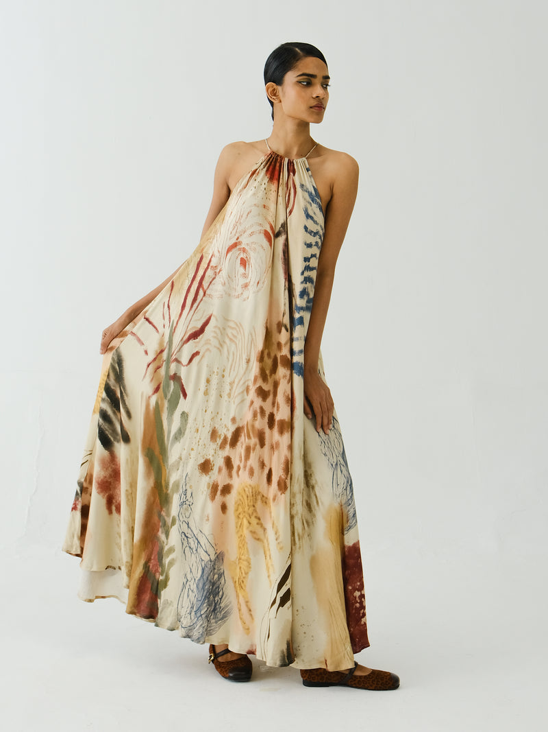 Circle Long Dress