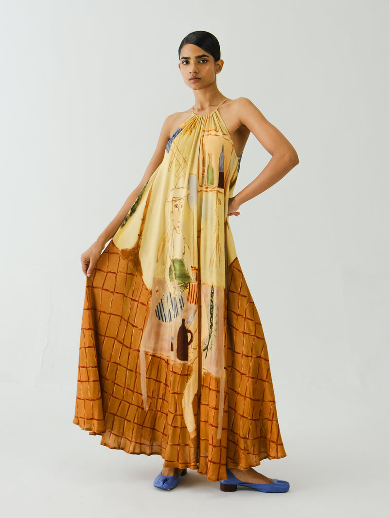 Circle Long Dress