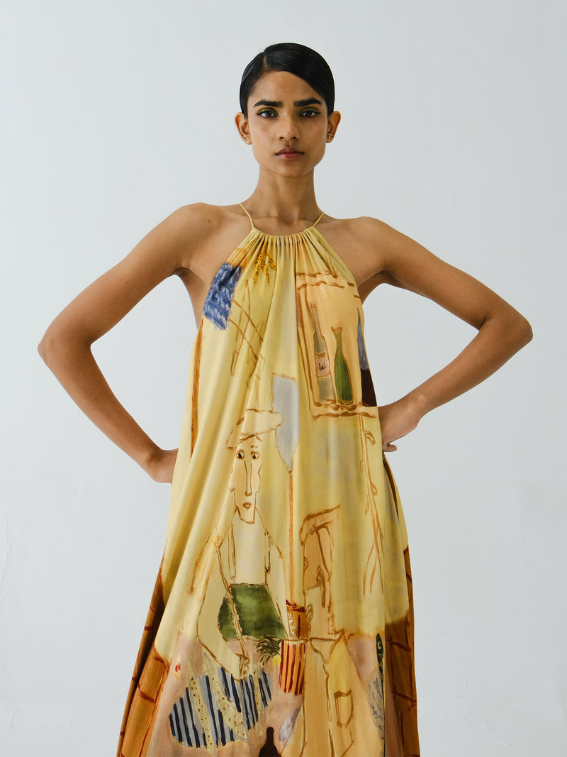 Circle Long Dress