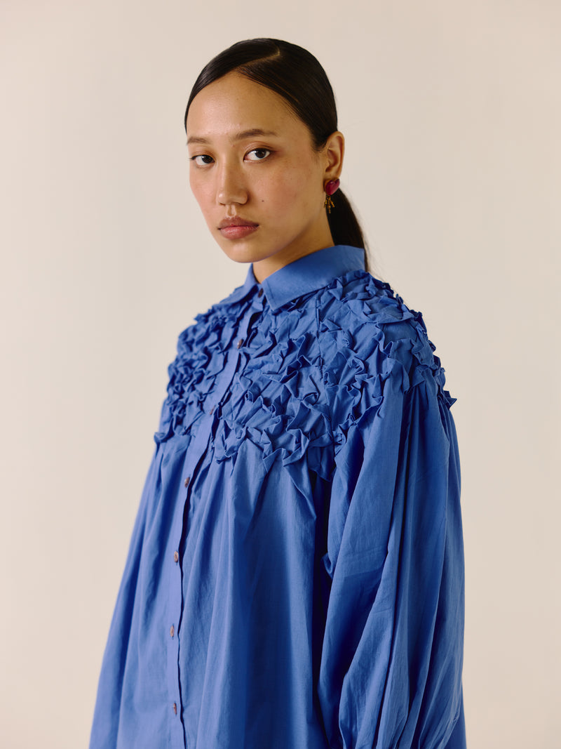 Smocked Shirt
