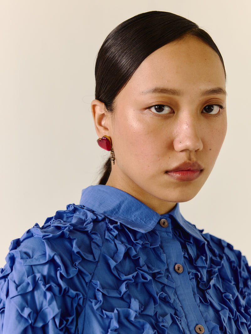 Smocked Shirt