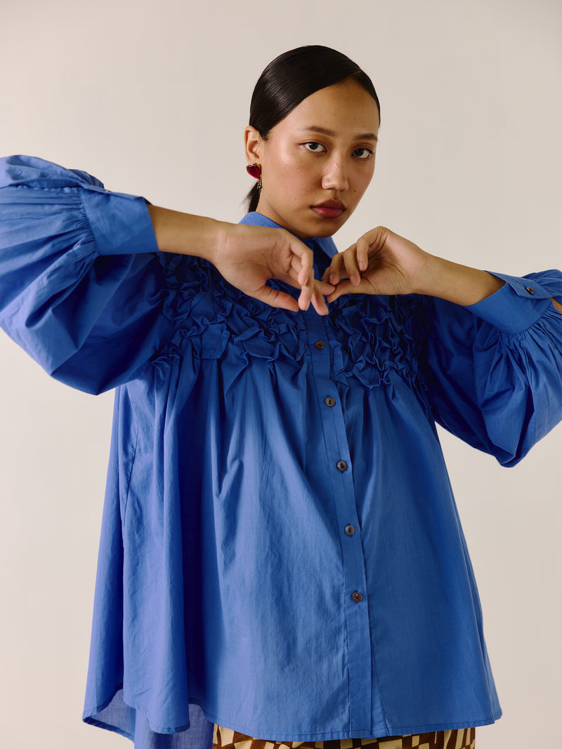 Smocked Shirt