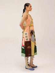 Morning Coffee Printed Zen Midi Dress