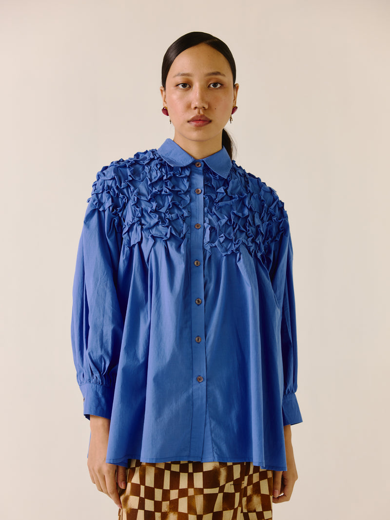 Smocked Shirt