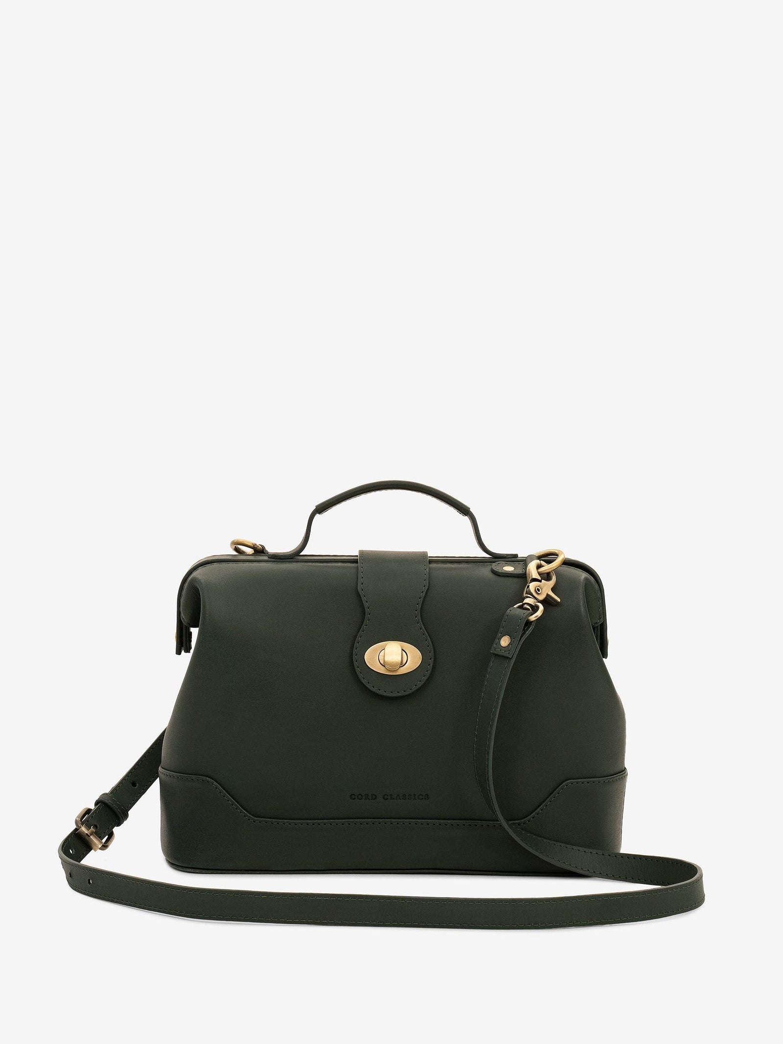 New Doctor Bag | Green Leather Handbag Online | Cord Studio