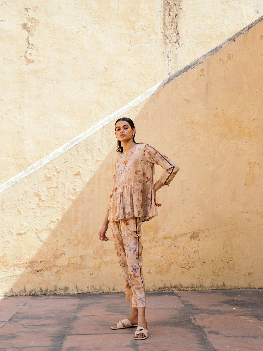 abstract printed co-ord set - cord studio