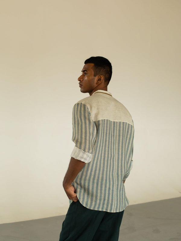 Collarless Shirt