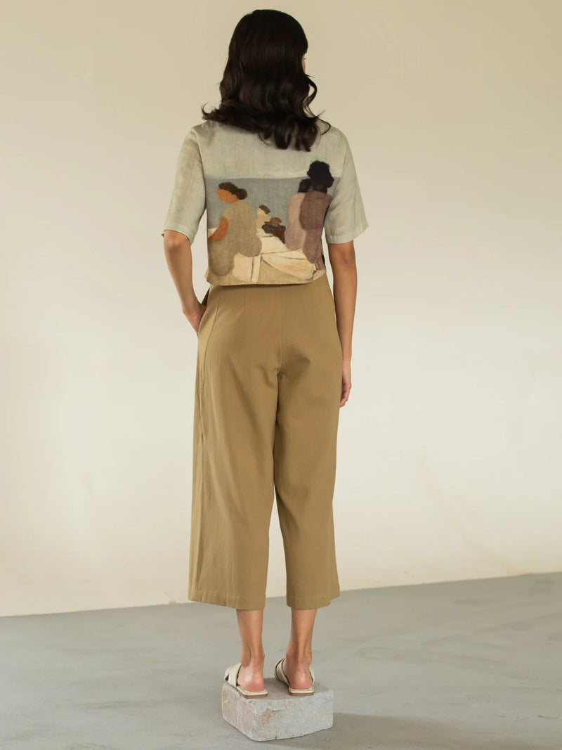 Crop Shirt + Macbook Sleeve Sea