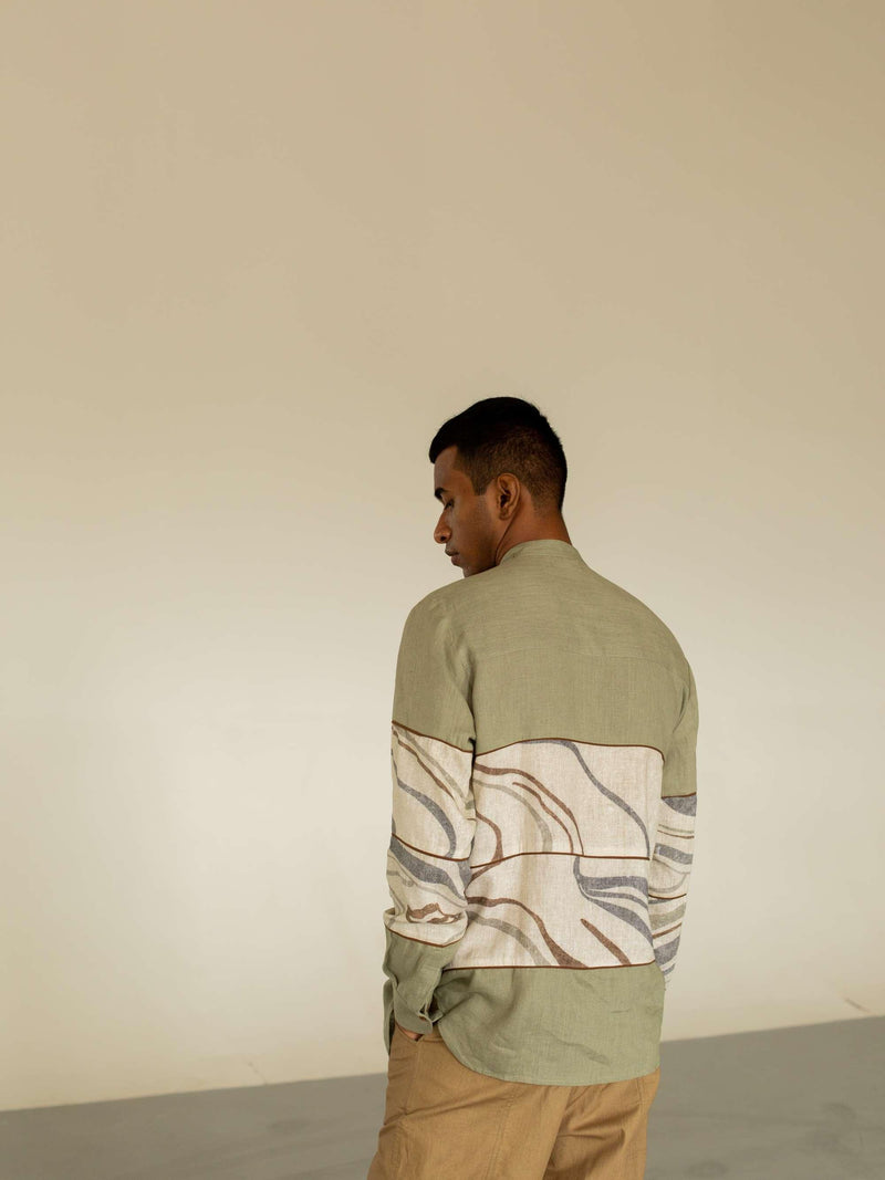 Panelled Shirt