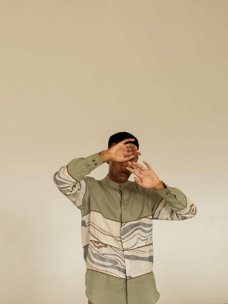 Panelled Shirt
